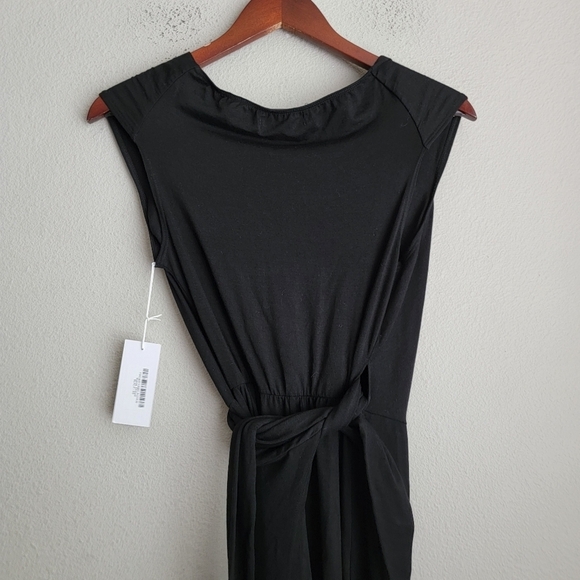 Reformation Sage Wrap Dress in Black size XS NWT - Picture 7 of 8
